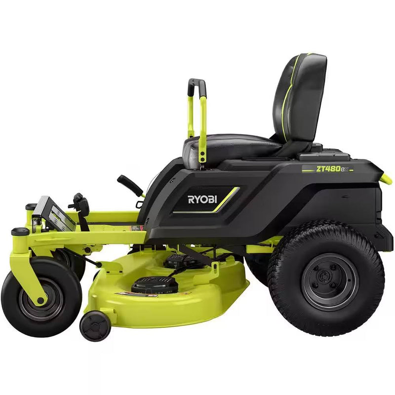 Ryobi 42" Powerful 100 Ah Battery Electric Zero Turn Riding Mower