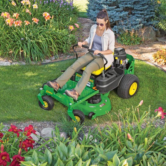 John Deere Z325E 54" Dual Hydrostatic Zero-Turn Riding Mower - Powerful 24 HP Gas Engine for Effortless Lawn Care