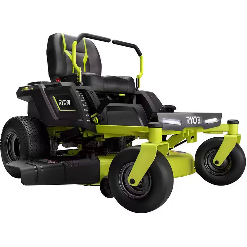 Ryobi 42" Powerful 100 Ah Battery Electric Zero Turn Riding Mower