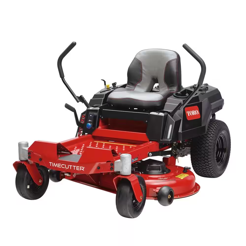 Experience Effortless Lawn Care with the Timecutter 42" Zero Turn Riding Mower Featuring a Powerful Briggs and Stratton 15.5 HP Engine and Smart Speed Technology!