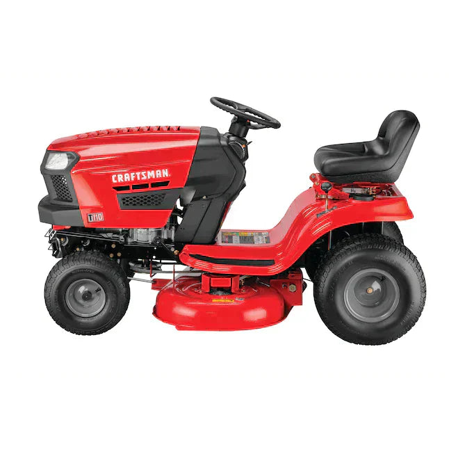 Powerful 42-inch CRAFTSMAN T110 Riding Lawn Mower with 17.5 HP Engine for Effortless Lawn Care