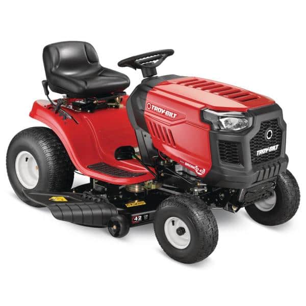 Powerful 42-inch Bronco Riding Lawn Mower with 19 HP Briggs and Stratton Engine and Automatic Drive